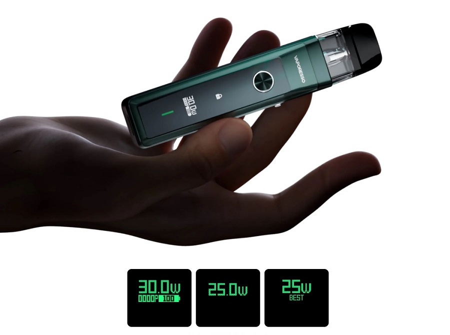 Vaporesso Xros Pro displej